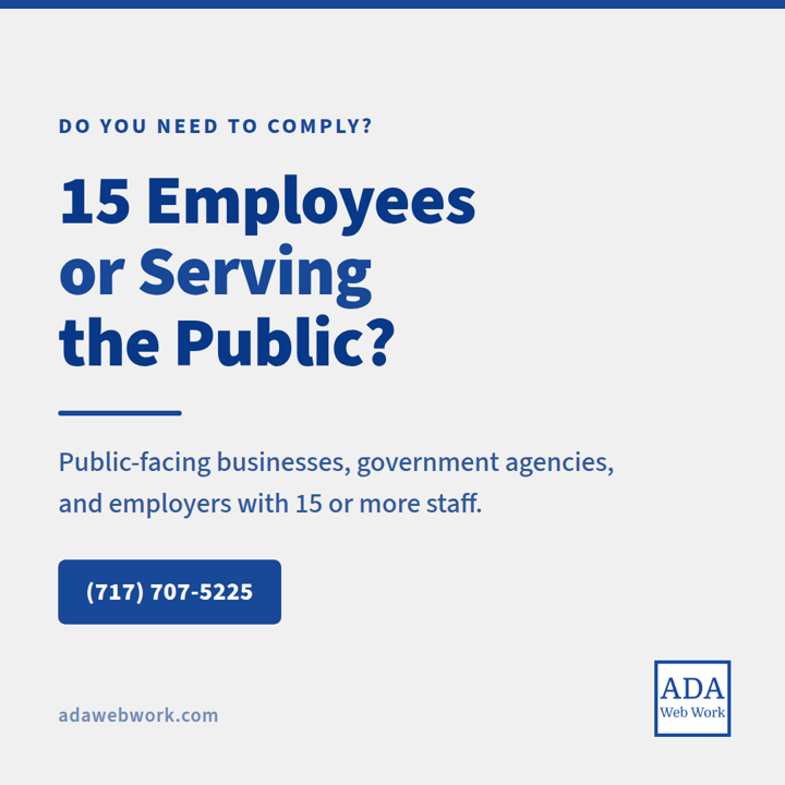 Sample social post: 15 Employees or Serving the Public?